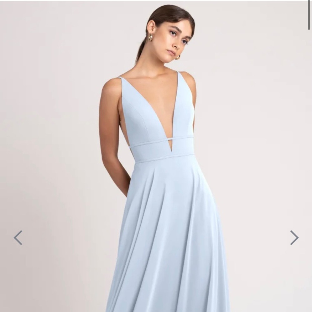 Jenny Yoo Hollis Bridesmaid Dress in Whisper Blue